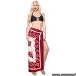 LA LEELA Women Bikini Cover up Wrap Dress Swimwear Sarong Batik Plus Size 78"X42" B06X197S15